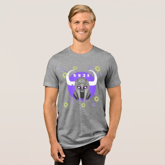 5538- Season 25/26 - Team Swag Tri-Blend Shirt (Voorkant volledig)