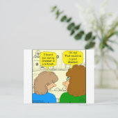 553 een goede shabbat-cartoon briefkaart (Staand voorkant)