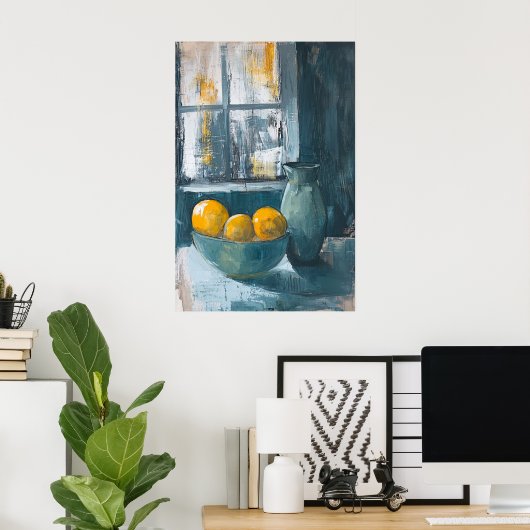 554 Stilleven Poster (Thuiskantoor)