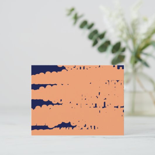 5556 abstracte kunst briefkaart (Staand voorkant)