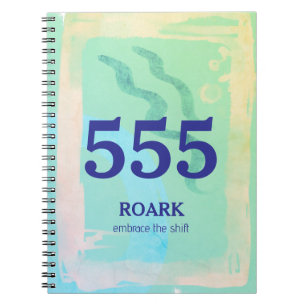555 Angel Nummer Transformatie Affirmatie Notitieboek