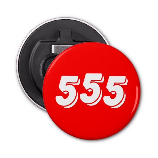 555 BUTTON FLESOPENER (Voorkant)