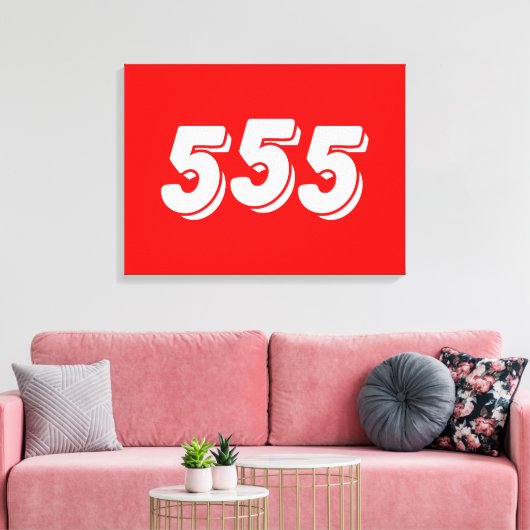 555 CANVAS AFDRUK (Insitu (Woonkamer))
