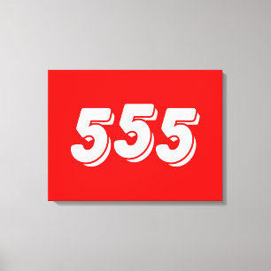 555 CANVAS AFDRUK