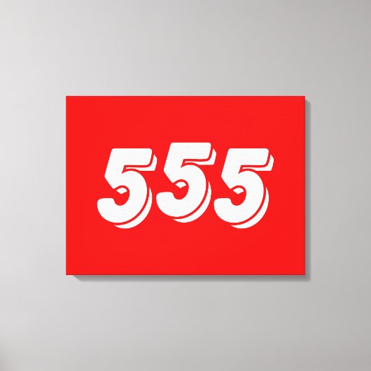 555 CANVAS AFDRUK (Voorkant)