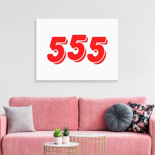555 CANVAS AFDRUK (Insitu (Woonkamer))