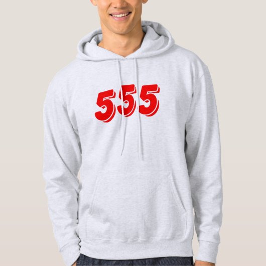 555 HOODIE (Voorkant)