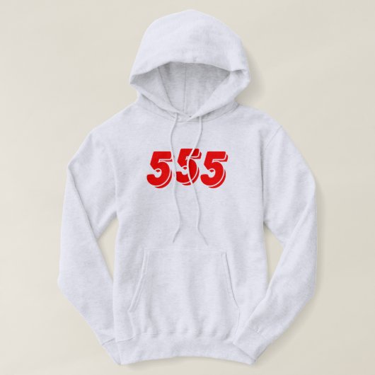 555 HOODIE (Design voorkant)
