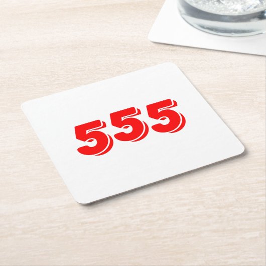 555 KARTONNEN ONDERZETTERS (Schuin)