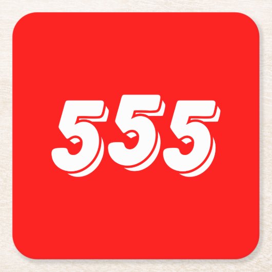 555 KARTONNEN ONDERZETTERS (Voorkant)