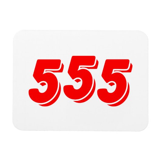 555 MAGNEET (Horizontaal)