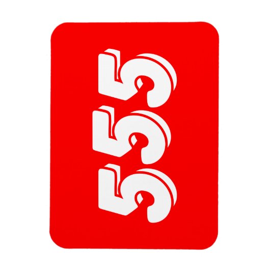 555 MAGNEET (Verticaal)