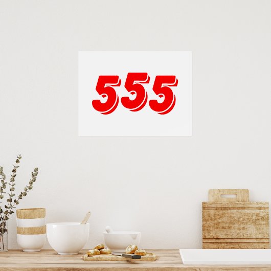555 POSTER (Keuken)