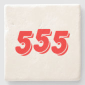 555 STENEN ONDERZETTER (Voorkant)