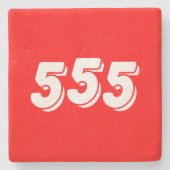 555 STENEN ONDERZETTER (Voorkant)