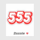555 STICKER (Vel)
