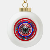 555E ENGINEER BRIGADE KERAMISCHE BAL ORNAMENT (Voorkant)