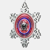 555E ENGINEER BRIGADE TIN SNEEUWVLOK ORNAMENT (Rechts)