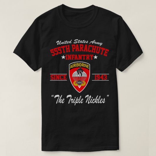 555e parachute infanteriebataljon t-shirt (Design voorkant)