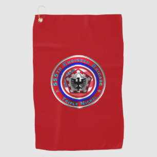 555e werktuigkundige brigade "Triple Nickel" Golfhanddoek