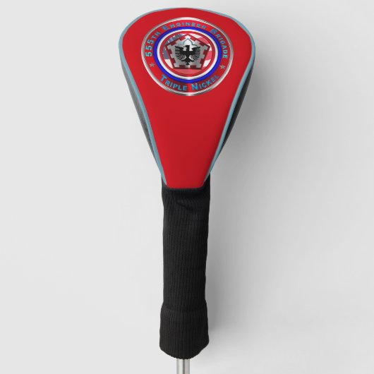 555th Brigade Genie “Triple Nickel” Golfheadcover (Voorkant)
