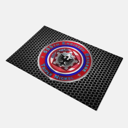 555th Engineer Brigade Deurmat (Schuin)