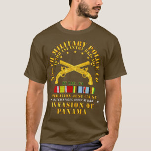 555th Militaire Politie Co 193rd IN BDE Ft Lee w S T-shirt