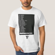 55 Burgers 55 Frietjes Grap T-Shirt