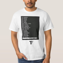 55 Burgers 55 Frietjes Grap T-Shirt