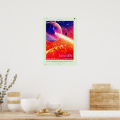  55 Cancri e Lava Life Travel Poster (Keuken)