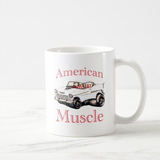 55 Chevy American Muscle Koffiemok (Rechts)