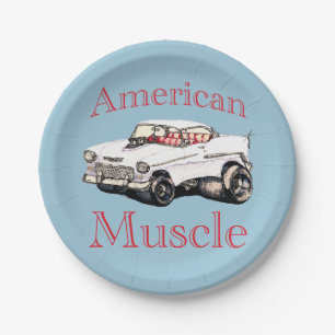 55 Chevy American Muscle Papieren Bordje