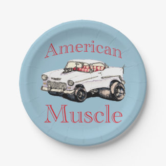 55 Chevy American Muscle Papieren Bordje