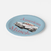 55 Chevy American Muscle Papieren Bordje (Gekanteld)