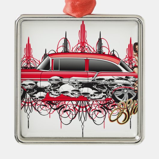 55-chevy-auto.jpg metalen ornament (Voorkant)