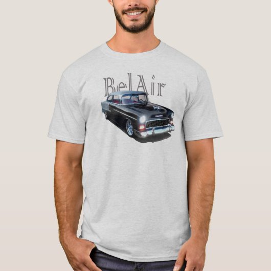 "55 Chevy BelAir Custom T-SHIRT (Voorkant)