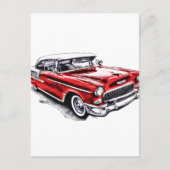 55 Chevy Briefkaart (Voorkant)