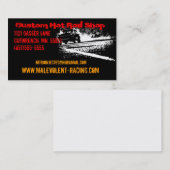 55 Chevy Gasser Burnout Visitekaartje (Voorkant / Achterkant)