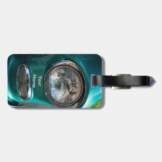 55 Chevy Headlight Bagagelabel (Achterkant horizontaal)