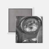 55 Chevy Headlight Grayscale Magneet (Voorkant / Achterkant)