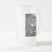 55 Chevy Headlight Grayscale Matglas Bierpul (Voorkant rechts)