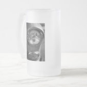 55 Chevy Headlight Grayscale Matglas Bierpul (Voorkant links)