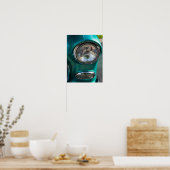 55 Chevy Headlight Poster (Keuken)