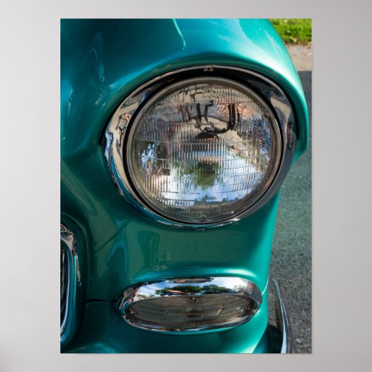 55 Chevy Headlight Poster (Voorkant)