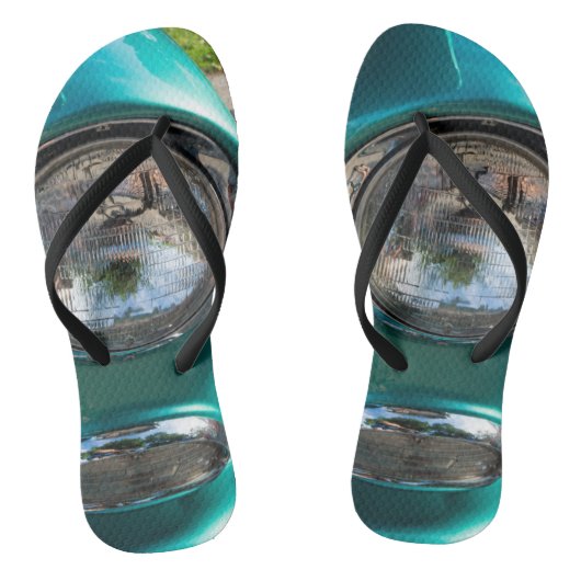 55 Chevy Headlight Teenslippers (Voetbed)