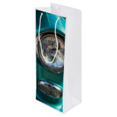 55 Chevy Headlight Wijn Cadeautas (Achterkant Gekanteld)