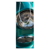55 Chevy Headlight Wijn Cadeautas (Achterkant)
