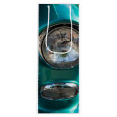 55 Chevy Headlight Wijn Cadeautas (Voorkant)