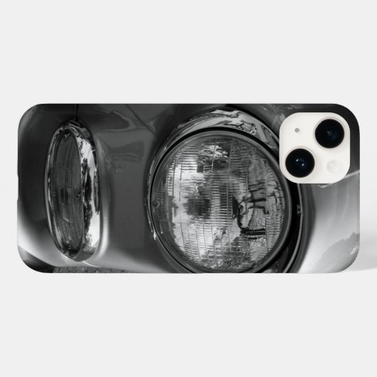 55 Chevy Koplamp Grayscale Case-Mate iPhone Case (Achterkant (horizontaal))