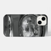 55 Chevy Koplamp Grayscale iPhone Hoesje (Achterkant horizontaal)